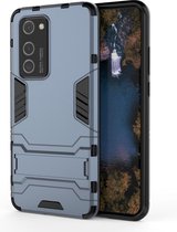 Voor Huawei P40 Pro PC + TPU schokbestendige beschermhoes met houder (marineblauw)