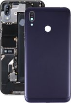 Batterij achterkant met cameralens voor Asus Zenfone Max M2 ZB633KL ZB632KL (donkerblauw)