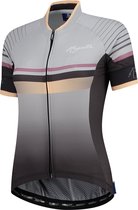 Rogelli Impress Fietsshirt - Korte Mouwen - Dames - Grijs, Goud - Maat S