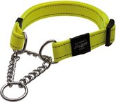 Rogz for dogs fanbelt choker geel - 20 mmx34-56 cm - 1 stuks