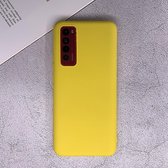 Voor Huawei nova 7 5G schokbestendig mat TPU beschermhoes (geel)