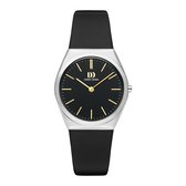 Danish Design IV33Q1236 horloge dames - zwart - edelstaal