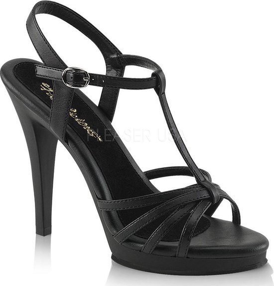 Fabulicious - FLAIR-420 Sandaal met enkelband - US 12 - 42 Shoes - Zwart