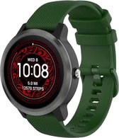 Shop4 - Geschikt voor Garmin Forerunner 245 Bandje - Siliconen Donker Groen