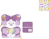 LF DISNEY MINNIE HOLDING FLOWERS ZIP AROUND WALLET