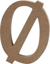 Letter. O. H: 13 cm. 2 cm. mdf - 1 st