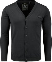 Key Largo gebreid vest Zwart-L