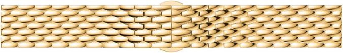 Stalen band – geschikt voor Samsung Galaxy Watch (41mm / 42mm) – goud (draak design)