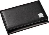 porte-cartes de visite Sigel Torino cuir noir 90x60mm 5 compartiments SI-VZ200