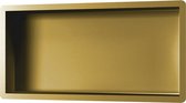 Brauer Gold Edition inbouwnis 30x60x7.5cm RVS met flens messing geborsteld goud