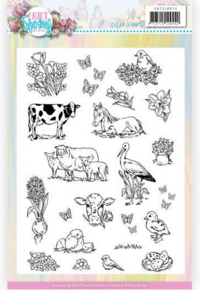 Clear Stamps - Amy Design - Enjoy Spring