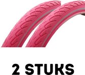 Fietsband - Buitenband - Set van 2 - SA 206 24x1.75 inch (47-507) roze