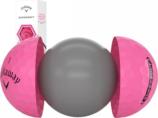 Callaway SuperSoft 2021 Golfballen - Roze - 12 Stuks van Merkloos — afbeelding 4