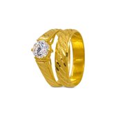 Engagement double ring Aashvi
