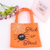 4 STKS Halloween draagbare niet-geweven tas Halloween kinderen cadeau snoepzak Halloween rekwisieten tas (geel)