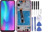 Lcd-scherm en digitizer volledige montage met frame voor Huawei Honor 10 Lite (rood)