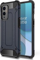 Armor Hybrid Back Cover - OnePlus 9 Hoesje - Donkerblauw
