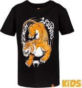 Venum Tiger King Kids T Shirt Zwart maat Kids - 12 Jaar