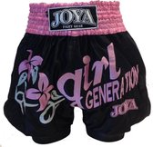 Joya Girl Generation Muay Thai Kickboks Broekje Zwart Roze maat L