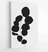 Leaf shadows background vector. Abstract botanical prints 2 - Moderne schilderijen – Vertical – 1923489173 - 80*60 Vertical