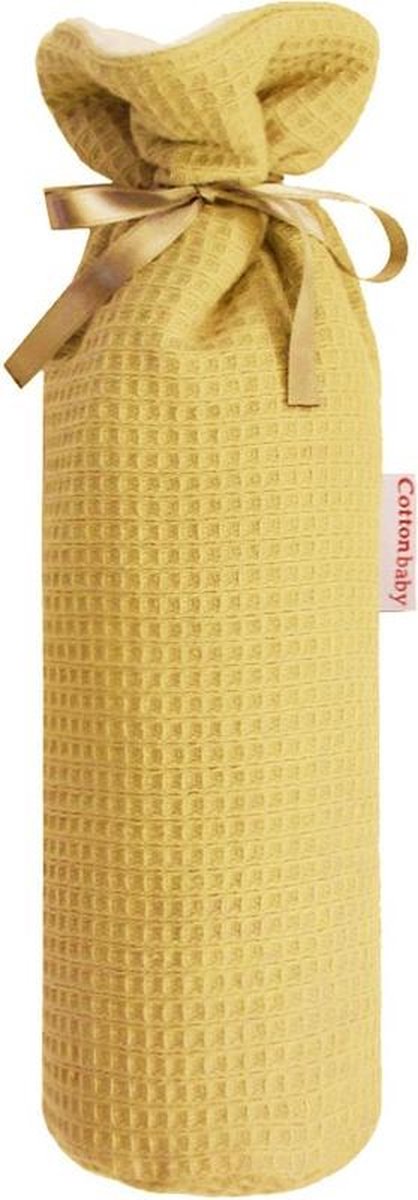 Goedkoopste Cottonbaby Cottonbaby Kruikzak wafel/badstof - okergeel