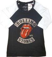 The Rolling Stones Raglan top -L- Tour 78 Zwart/Wit