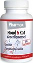 Pharmox Hond & Kat Groenlipmossel | Helpt gewrichten gezond te houden | Voor soepele spieren | 100% Natuurlijk | 60 capsules