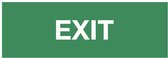 Exit sticker met tekst 280 x 105 mm