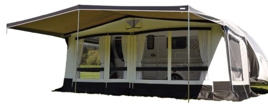 Eurotrail Combi-luifel 411 X 240 Cm Polyester Grijs van Merkloos — afbeelding 2