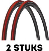 Fietsband - Buitenband - Set van 2 - Fiammante DC 28 x 7/8 (23-622) zwart/rood