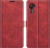 Coverup Deluxe Book Case - Geschikt voor Samsung Galaxy Xcover 5 Hoesje - Rood