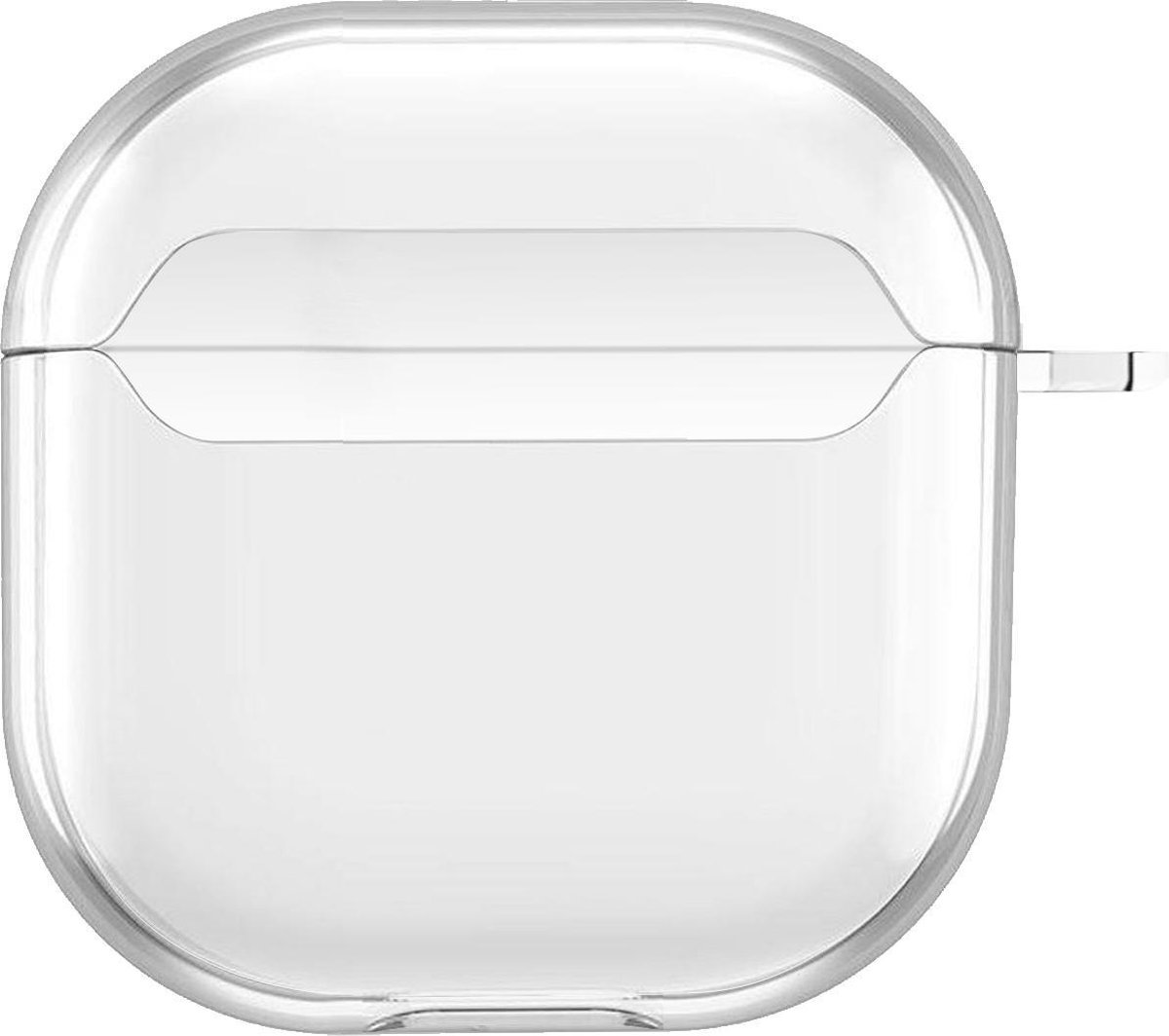 Telefoonglaasje Headset Hoesje - Geschikt voor Apple AirPods - TPU - Transparant - Beschermhoes - Case