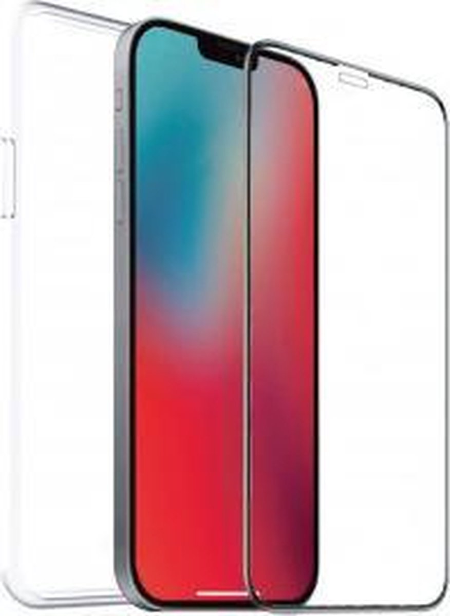 Muvit Hoesje En Glazen Beschermfolie Voor Iphone 12/12 Pro Transparant