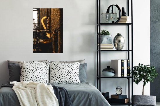 Affiche Doré - Assiette - Ville - 60x90 cm