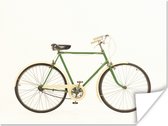 Affiche de vélo unique verte 160x120 cm - Tirage photo sur Poster (décoration murale salon / chambre) XXL / Groot format!