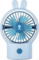Desktop Miniventilator Sterke wind Draagbare handventilator (Bunny Blue)