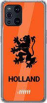 6F hoesje - geschikt voor OPPO Find X3 Pro -  Transparant TPU Case - Nederlands Elftal - Holland #ffffff