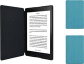 Kobo Aura One 7.8 inch eReader Shell Sleep Cover, Premium Business Case, Betaalbare Hemelsblauwe Slim Fit Hoes in hout-patroon