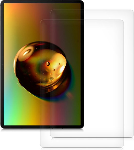 kwmobile 2x beschermfolie geschikt voor Samsung Galaxy Tab S7 Plus / Tab S7 FE - Transparante screenprotector voor tablet