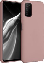 kwmobile telefoonhoesje geschikt voor Xiaomi Poco M3 - Hoesje voor smartphone - Back cover in winter roze