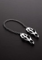 Triune - Clover Nipple Clamp with Chain
