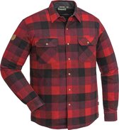Pinewood Canada Classic 2.0 Shirt - Rood / Zwart (5000) - Outdoorshirt - Wolmix