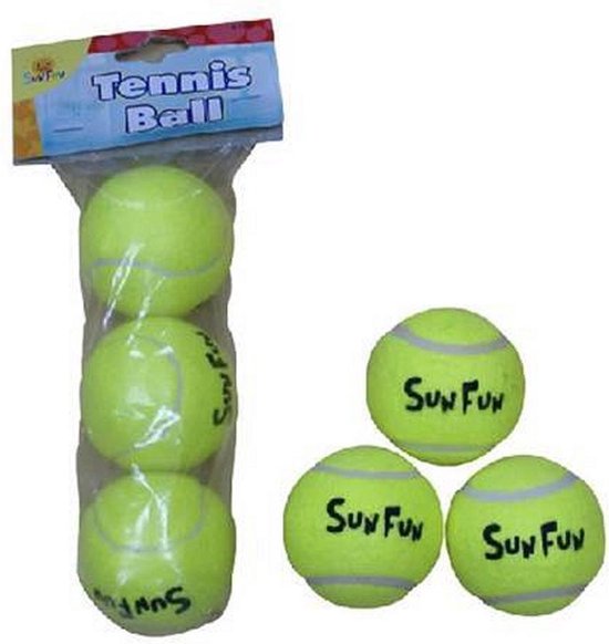 Afbeelding van het spel Sun Fun Tennisballen 3 Stuks