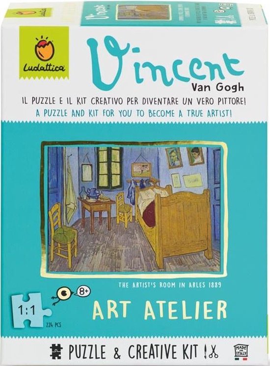 Ludattica Legpuzzel Art Atelier Vincent Van Gogh 224 Stukjes | bol.com