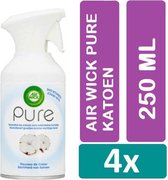 Air Wick Pure Katoen 4 x 250 ml Voordeelverpakking