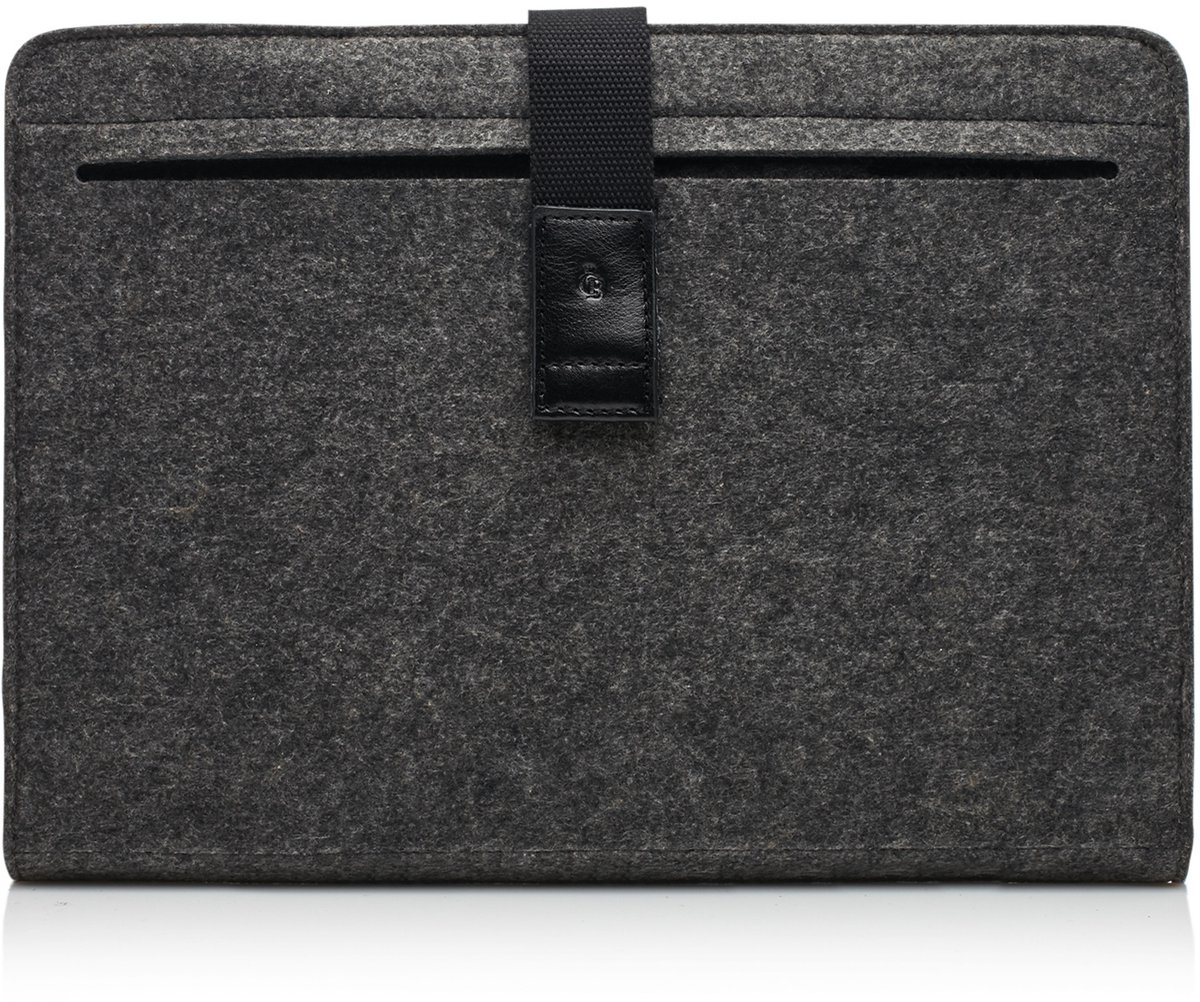 Castelijn en Beerens - Vilten Laptophoes 15.6 inch | Zwart