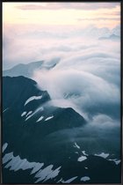 JUNIQE - Poster in kunststof lijst A Curtain of Clouds by @noberson
