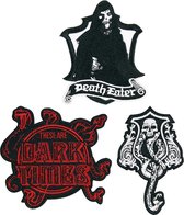 Harry Potter Dark Arts 3 Patches Patch Set - Officiële Merchandise