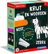 Clementoni - Spelend Leren - Krijtjes en Woordjes Educatief spel