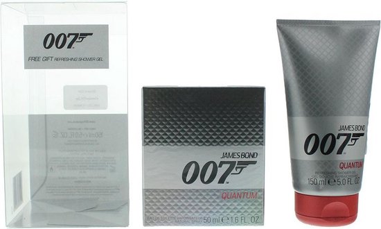 James Bond 007 Quantum 2 Piece Gift Set: Eau De Toilette 50ml - Shower Gel 150ml